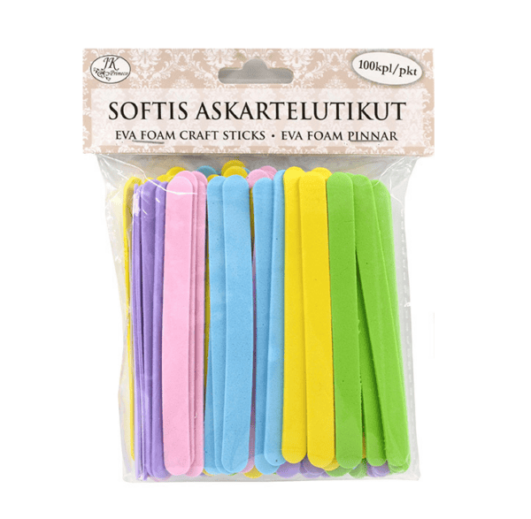 Softis askartelutikut pastellilajitelma 100kpl | säästötalo latvala